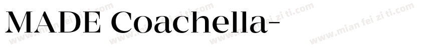 MADE Coachella字体转换